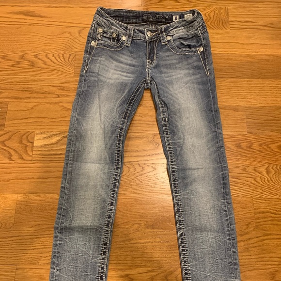 Girls Miss Me Size 8 Skinny Jeans - Picture 3 of 3